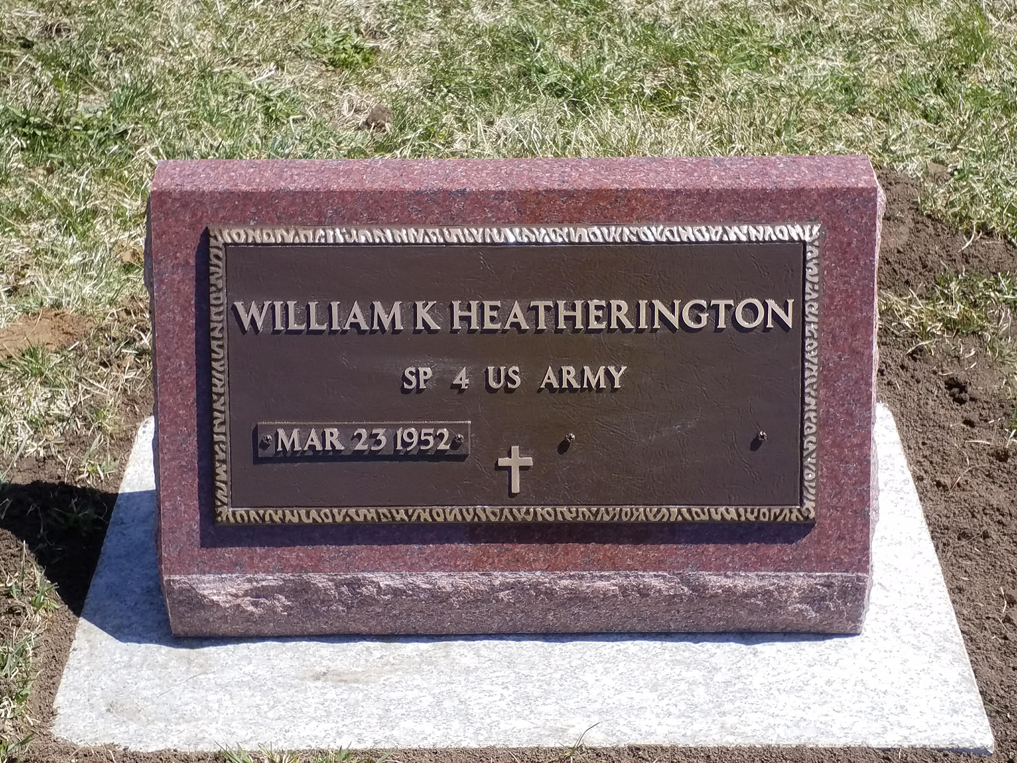 Bronze Headstone 130236