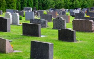 modern cemetery
